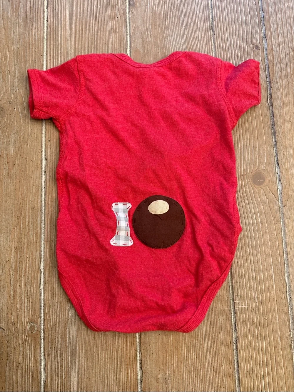 OHIO State Buckeyes Baby One-Piece Bodysuit with Appliqué OH-IO
